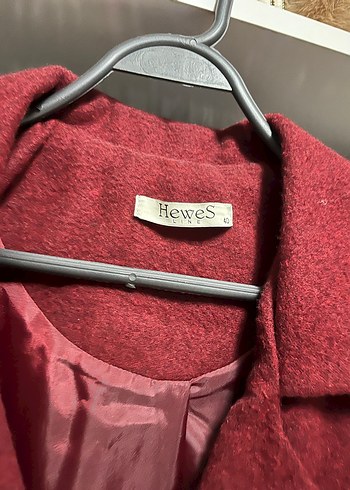 Bordo Uzun Düğmeli Kadın Kaban sıfır ürün - Görsel 2