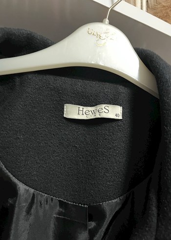 Düğmeli Siyah Uzun Kaban - Görsel 3