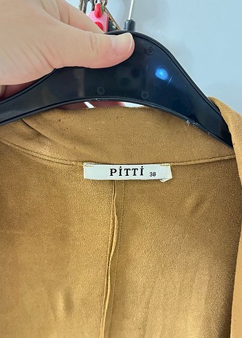 Bej Uzun Süet Kadın Trençkot - Görsel 3