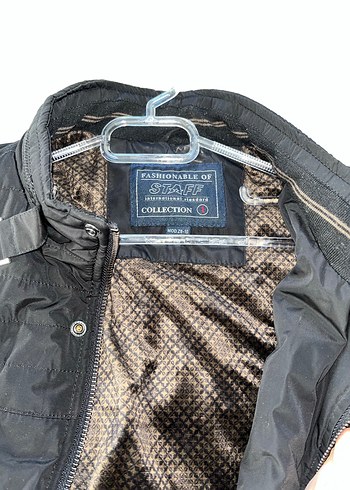l/xl Beden Gri Düğmeli Erkek Sokak Tarzı Mont