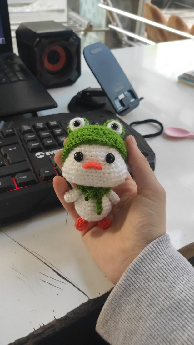 Renkli Örgü Peluş Oyuncak - Görsel 2