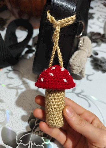 Pastel ruj çanta charmı - Görsel 6