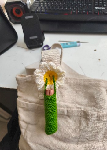 Pastel ruj çanta charmı - Görsel 2