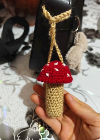 Pastel ruj çanta charmı - Görsel 5