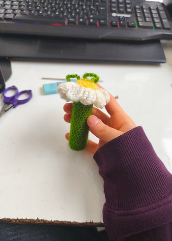 Pastel ruj çanta charmı - Görsel 4