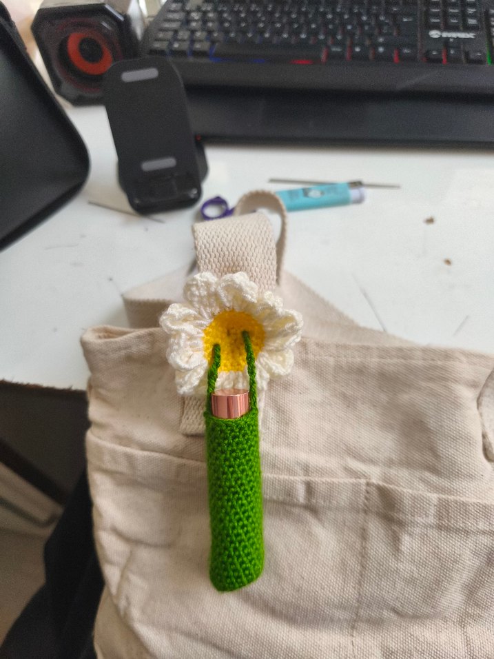 Pastel ruj çanta charmı - Görsel 2