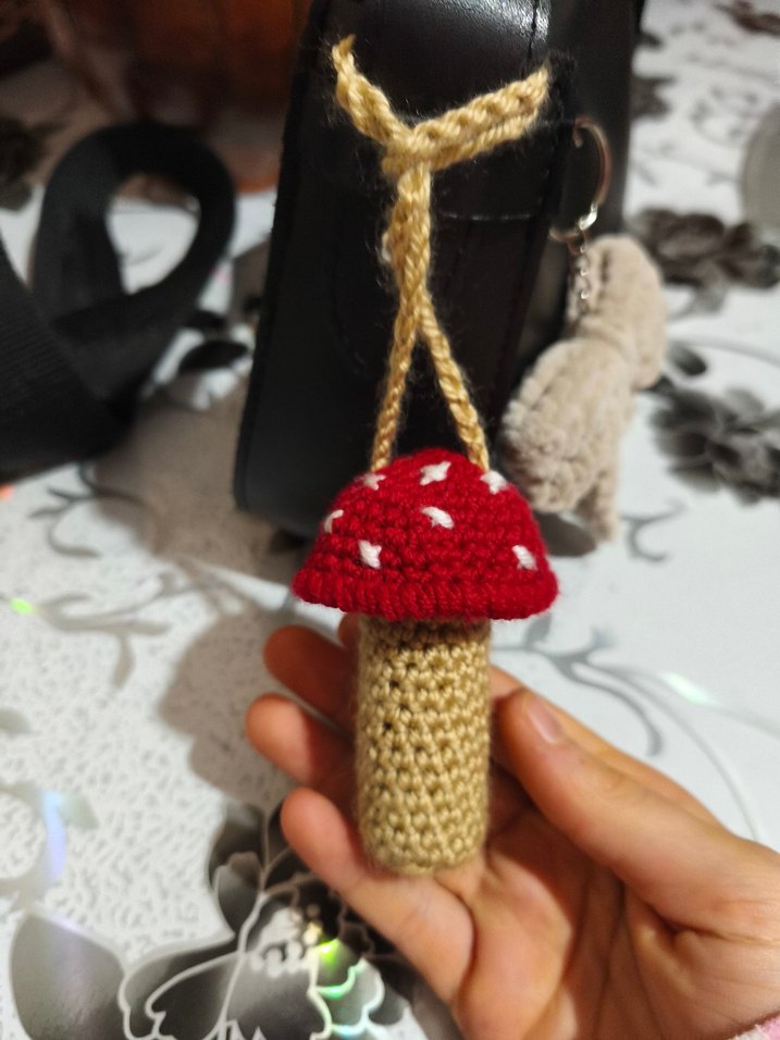 Pastel ruj çanta charmı - Görsel 5