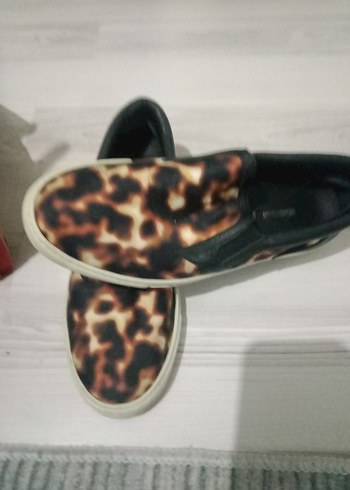 Kahverengi leporli babet Platform Kadın Ayakkabı - Görsel 3