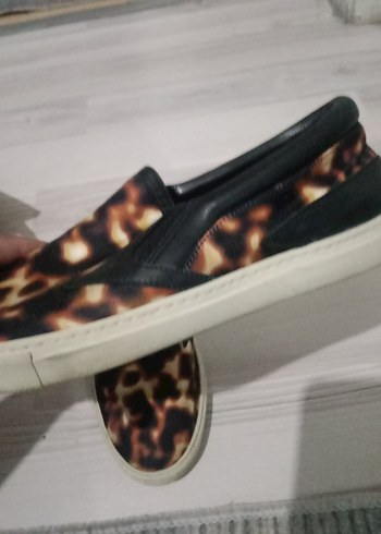 Kahverengi leporli babet Platform Kadın Ayakkabı - Görsel 4