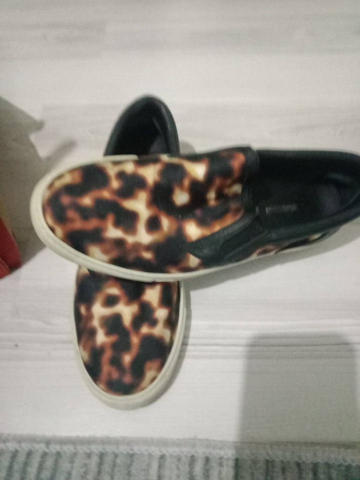 Kahverengi leporli babet Platform Kadın Ayakkabı - Görsel 3