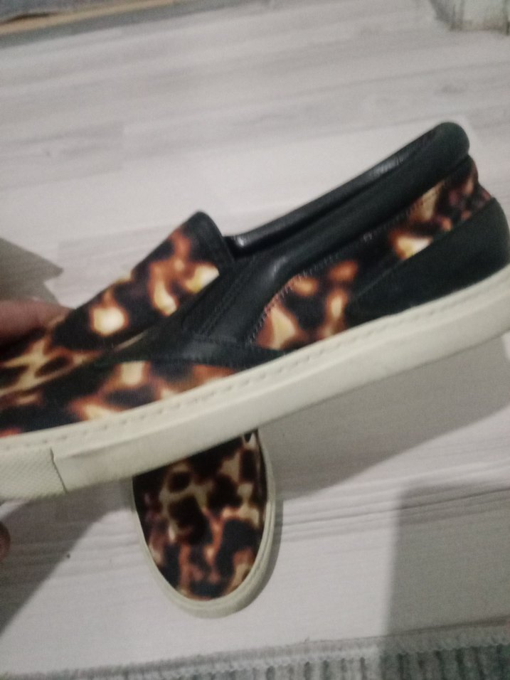 Kahverengi leporli babet Platform Kadın Ayakkabı - Görsel 4