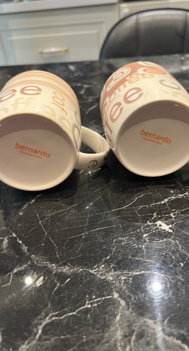 Pastel Kahverengi Desenli Seramik Kupa - Görsel 5