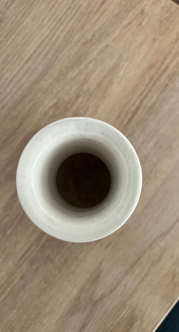 Çiçek Desenli çini el boyaması Vazo - Görsel 2