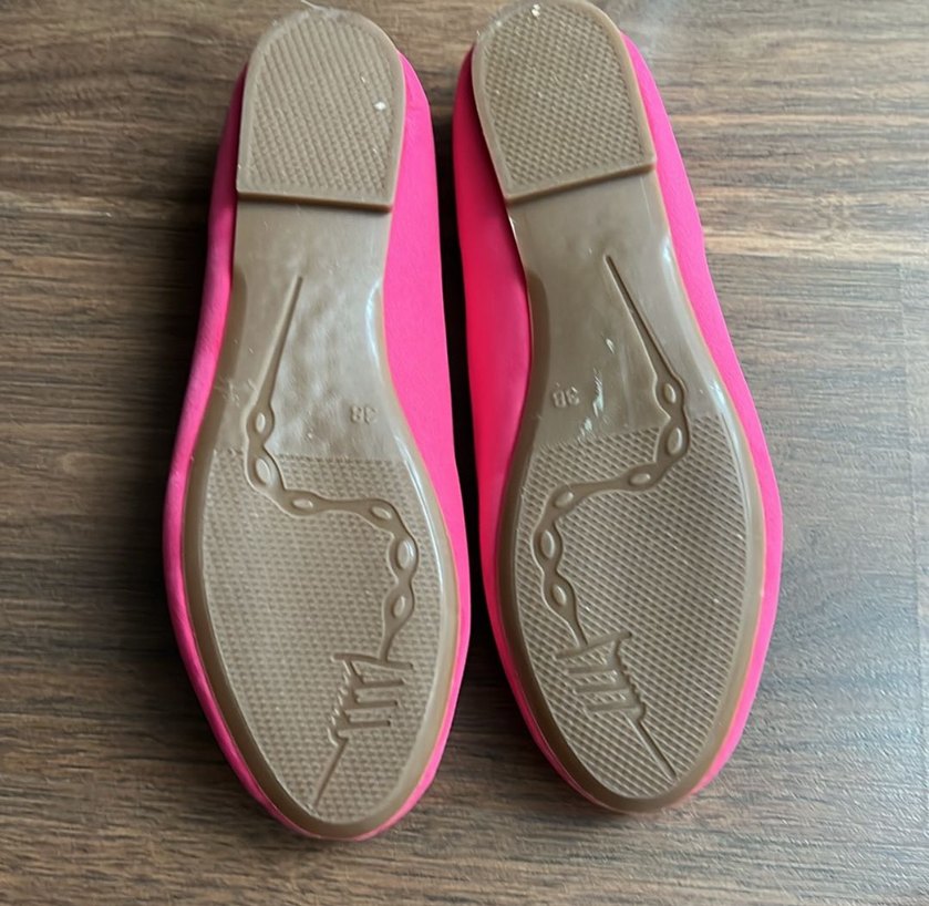 Pembe Tokalı Kadın Düz Ayakkabı - Görsel 2