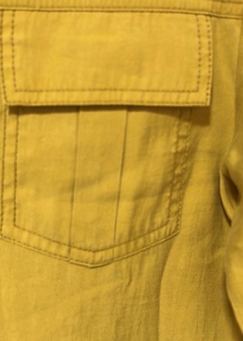 Hardal Uzun Kollu kız çocuk elbise - Görsel 3