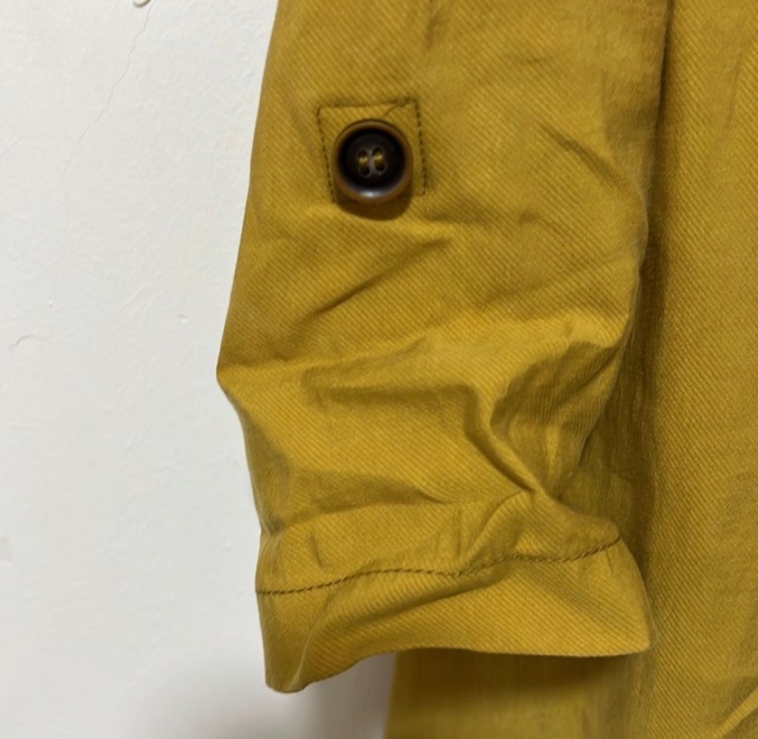 Hardal Uzun Kollu kız çocuk elbise - Görsel 4