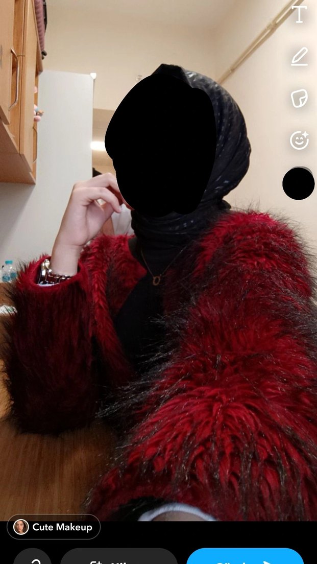 Bordo Kürk - Görsel 2