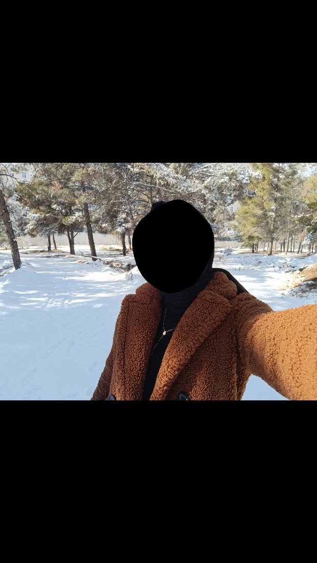 Kahverengi Kürklü Midi Kadın Kaban - Görsel 2