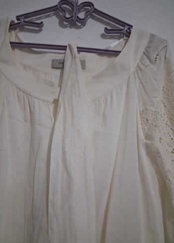 Bohem Midi Beyaz Kadın Elbise - Görsel 3