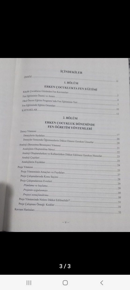 Erken Çocuklukta Fen Eğitimi Kitabı - Görsel 3