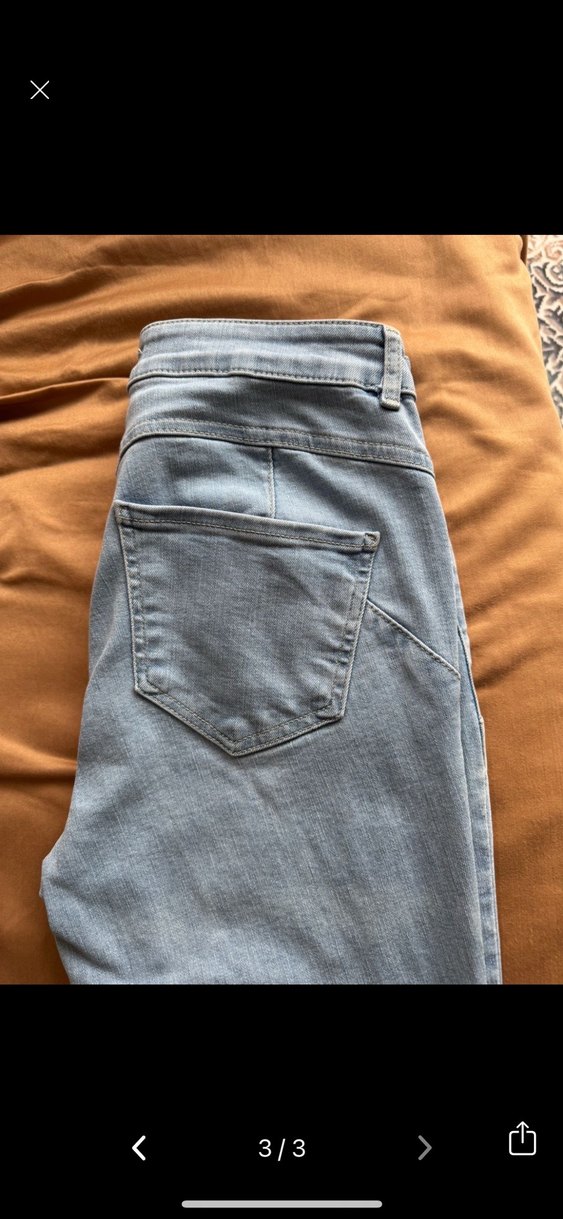 Sıfır Kadın Mavi Denim Regular Fit Jean - Görsel 3