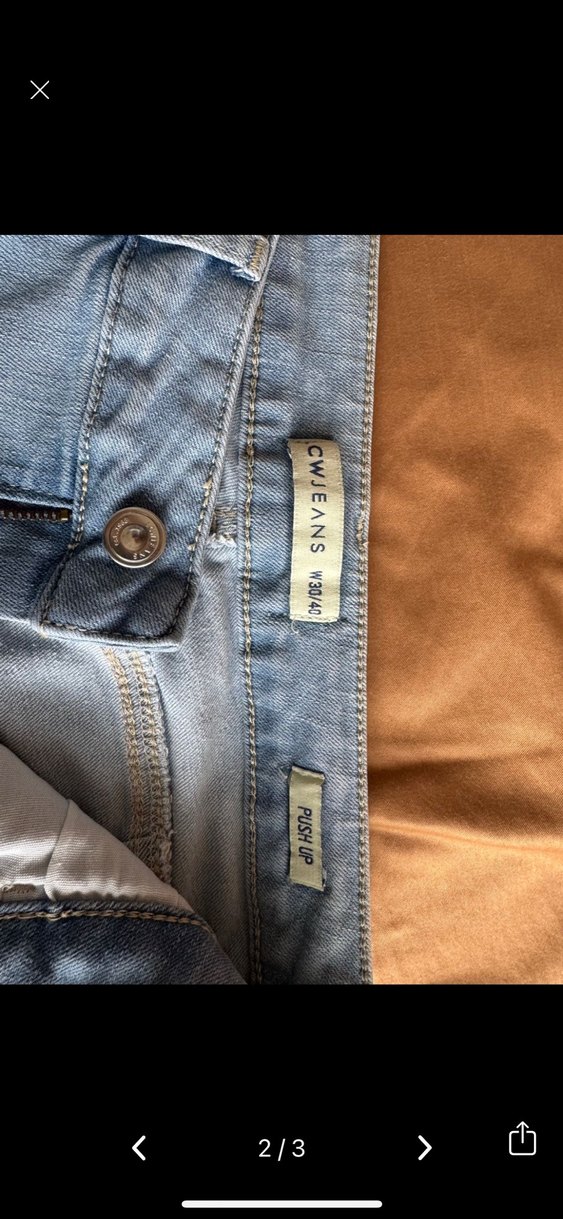 Sıfır Kadın Mavi Denim Regular Fit Jean - Görsel 2