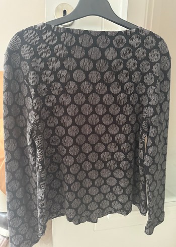 Sıfır Ürün Düğmeli Gri Kadın Hırka - Görsel 2