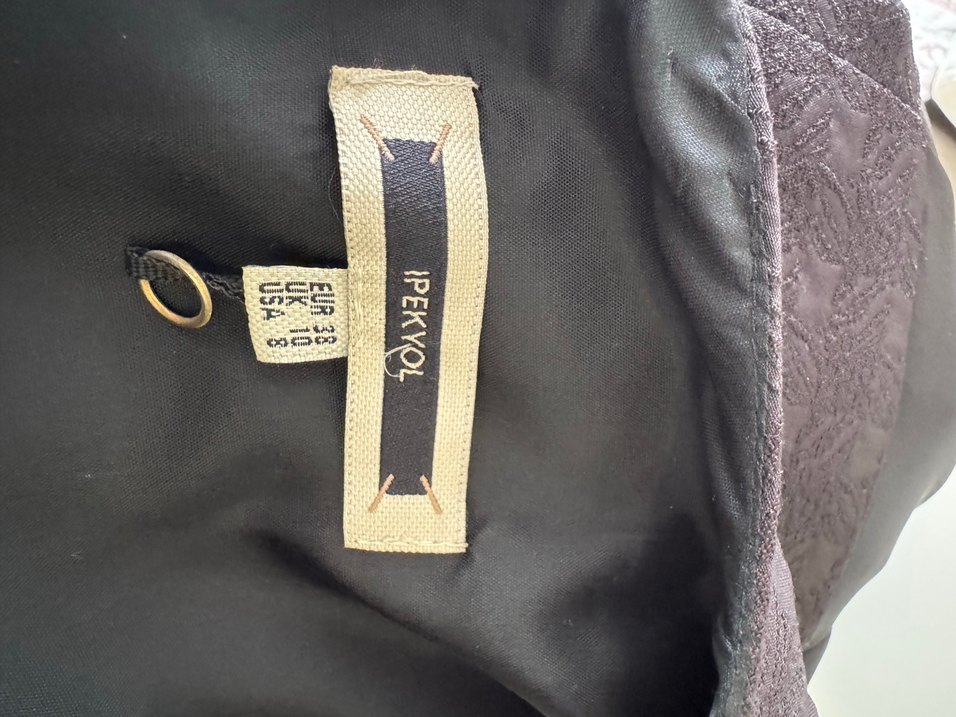 İpekyol sıfır Siyah Piliseli Midi Ofis Elbisesi - Görsel 3