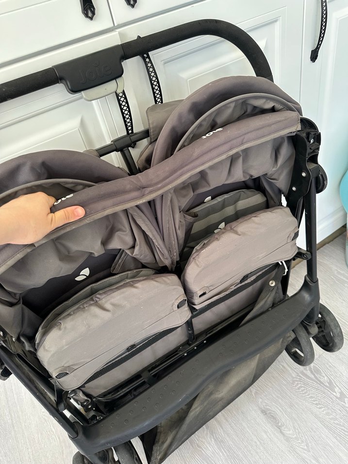 JoleGri Çift Bebek Arabası - Görsel 4