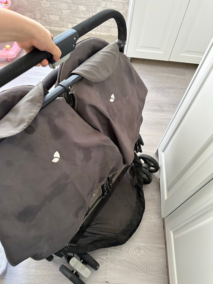 JoleGri Çift Bebek Arabası - Görsel 5