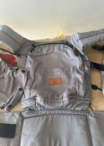 Gri Bebek Kanguru Taşıyıcı - Görsel 5