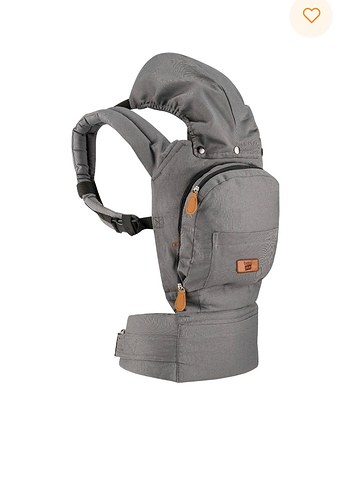 Gri Bebek Kanguru Taşıyıcı - Görsel 3