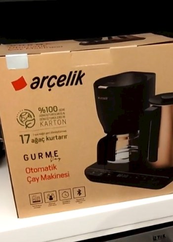 Arçelik Gurme çay & filtre kahve Makinesi sıfır kutulu yeni ürün