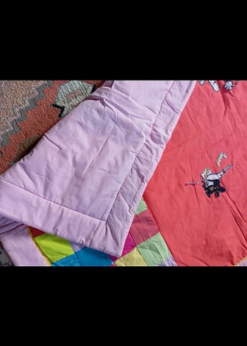 Çocuklar için renkli işlemeli battaniye - Görsel 4