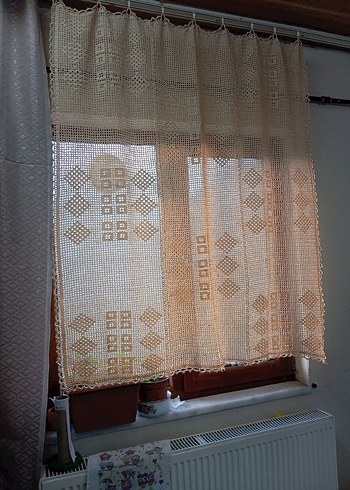 Bej Nakışlı Konvansiyonel Perde - Görsel 4