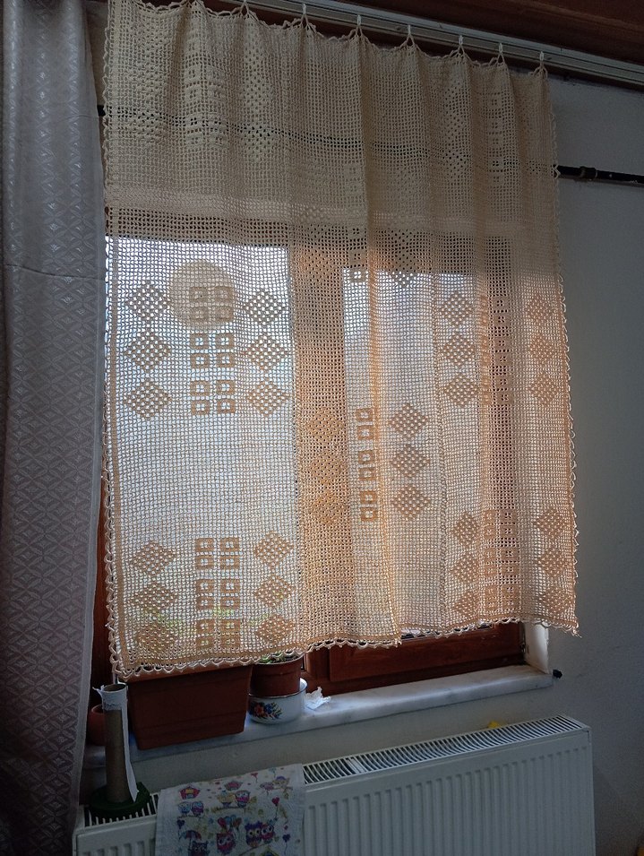 Bej Nakışlı Konvansiyonel Perde - Görsel 3