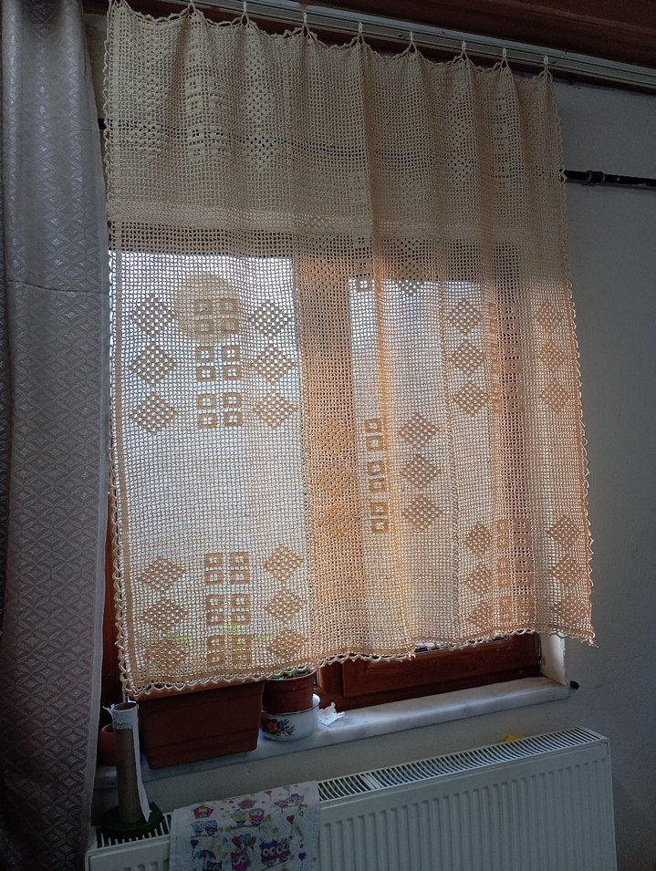 Bej Nakışlı Konvansiyonel Perde - Görsel 4