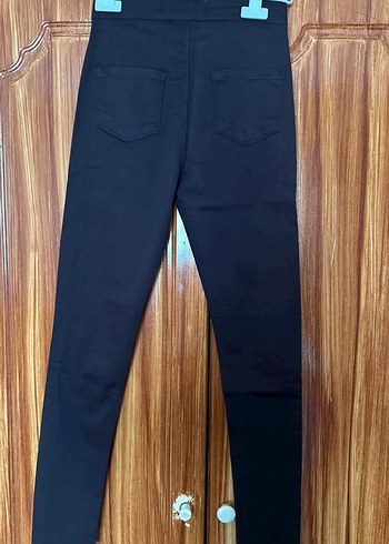 Denim&Co Kadın Kahverengi Elastik Denim Pantolon