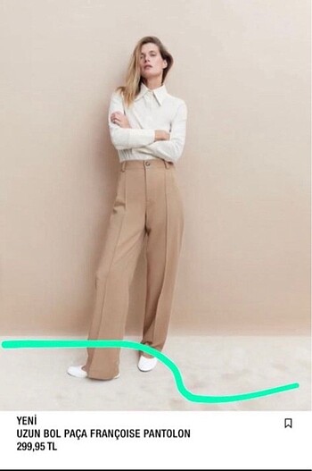 Zara palazzo françoise pantolon
