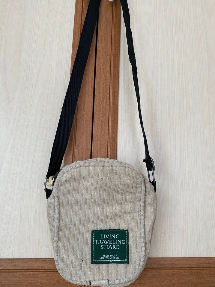 Beyaz Örgü Kadın Çapraz Çanta - Görsel 3