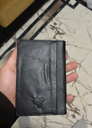 Yılan Desenli Siyah Deri askeri ulaştırma Cüzdan - Görsel 2