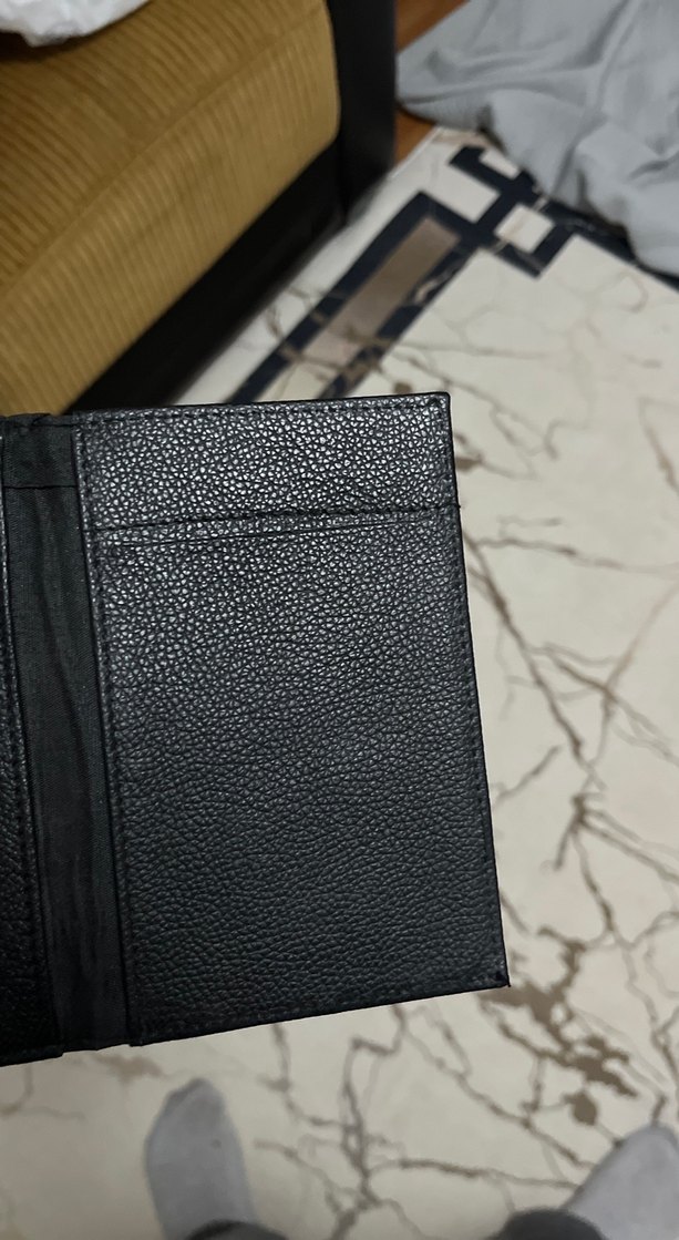 Yılan Desenli Siyah Deri askeri ulaştırma Cüzdan - Görsel 5