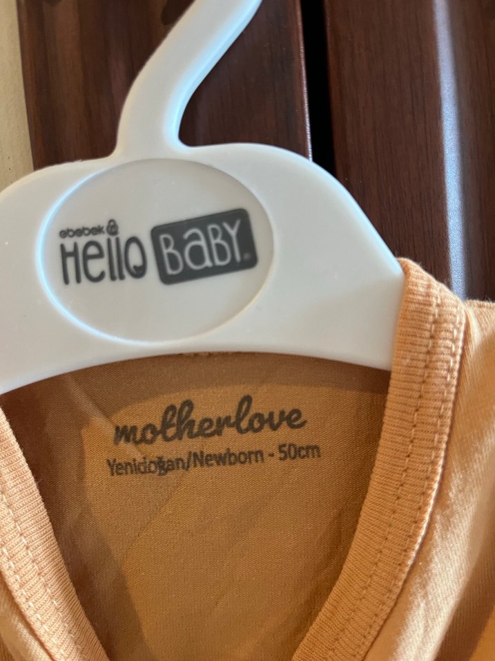 Uzun Kollu V Yaka Bebek Kız-erkek Body - Görsel 2