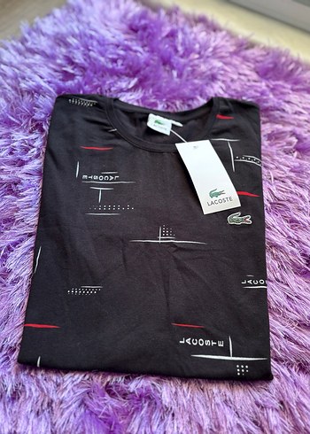 Lacoste Siyah Baskılı Erkek Tişört - Görsel 2