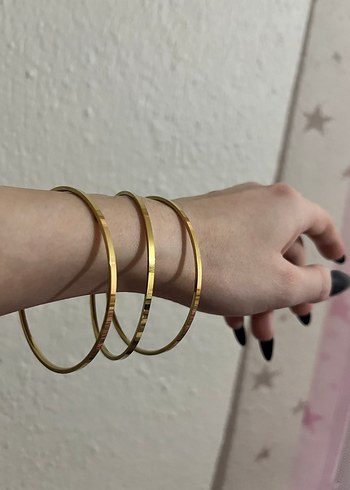 3'lü Çelik Ajda Bilezik - Görsel 3