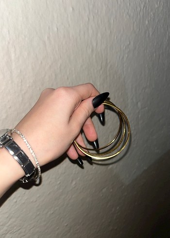 3'lü Çelik Ajda Bilezik - Görsel 2