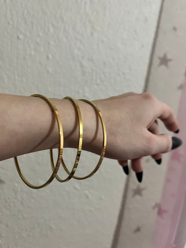 3'lü Çelik Ajda Bilezik - Görsel 3