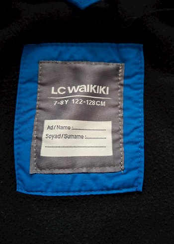 Erkek Çocuk Koyu Mavi Kapüşonlu Mont - Görsel 3