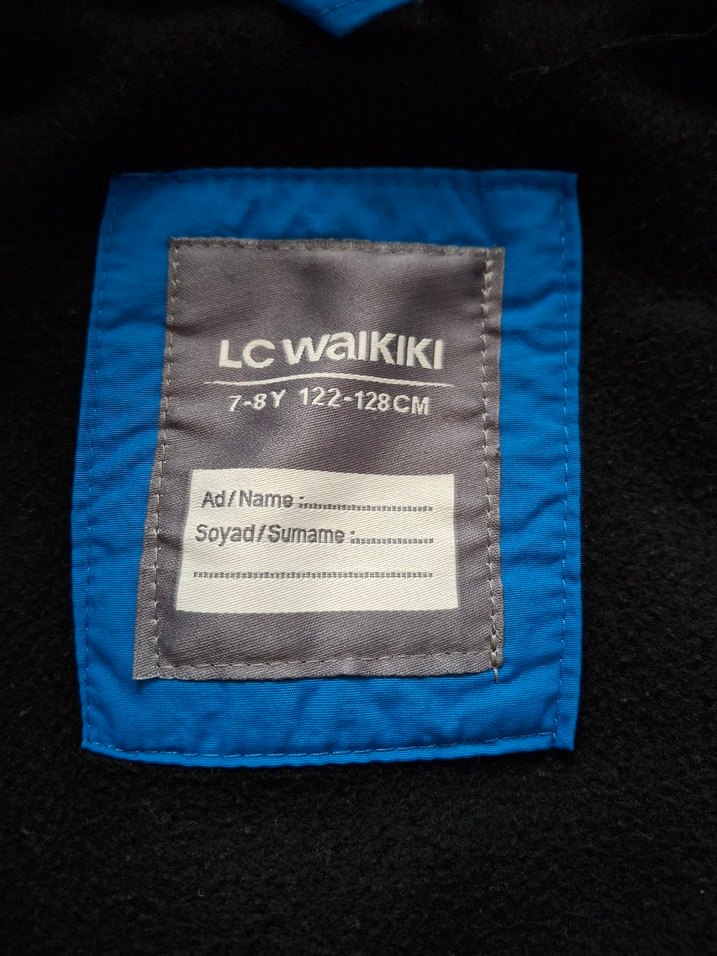 Erkek Çocuk Koyu Mavi Kapüşonlu Mont - Görsel 3