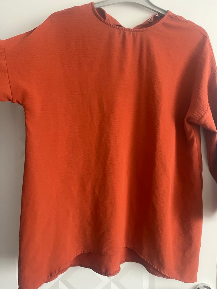 Kiremit Keten Salaş Kadın Tunik - Görsel 4